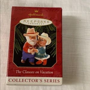 1999 Hallmark the Clauses on vacation ornament